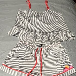 2 piece pajama short set Large